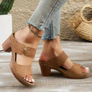 Sandálias Femininas com Salto Médio Elegantes