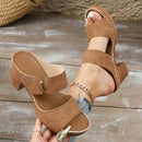 Sandálias Femininas com Salto Médio Elegantes