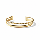 Pulseira Dourada Dupla com Banho de Ouro 18K